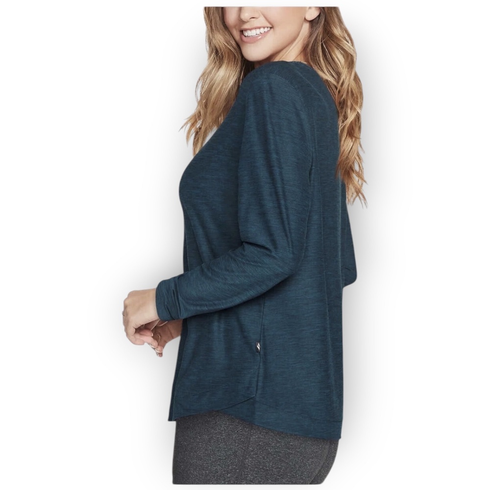 NWT Skechers GoWalk Women’s Brushed Long Sleeve Tunic XS Green (Reflecting Pond) - Picture 2 of 6